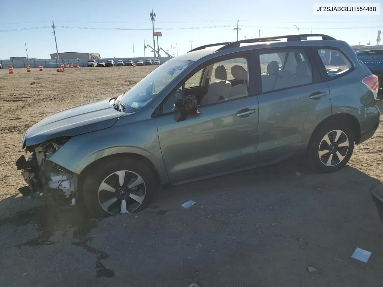 2018 Subaru Forester 2.5I VIN: JF2SJABC8JH554488 Lot: 73226824