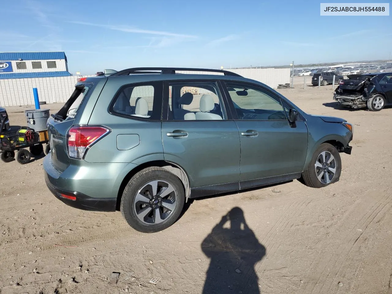 2018 Subaru Forester 2.5I VIN: JF2SJABC8JH554488 Lot: 73226824