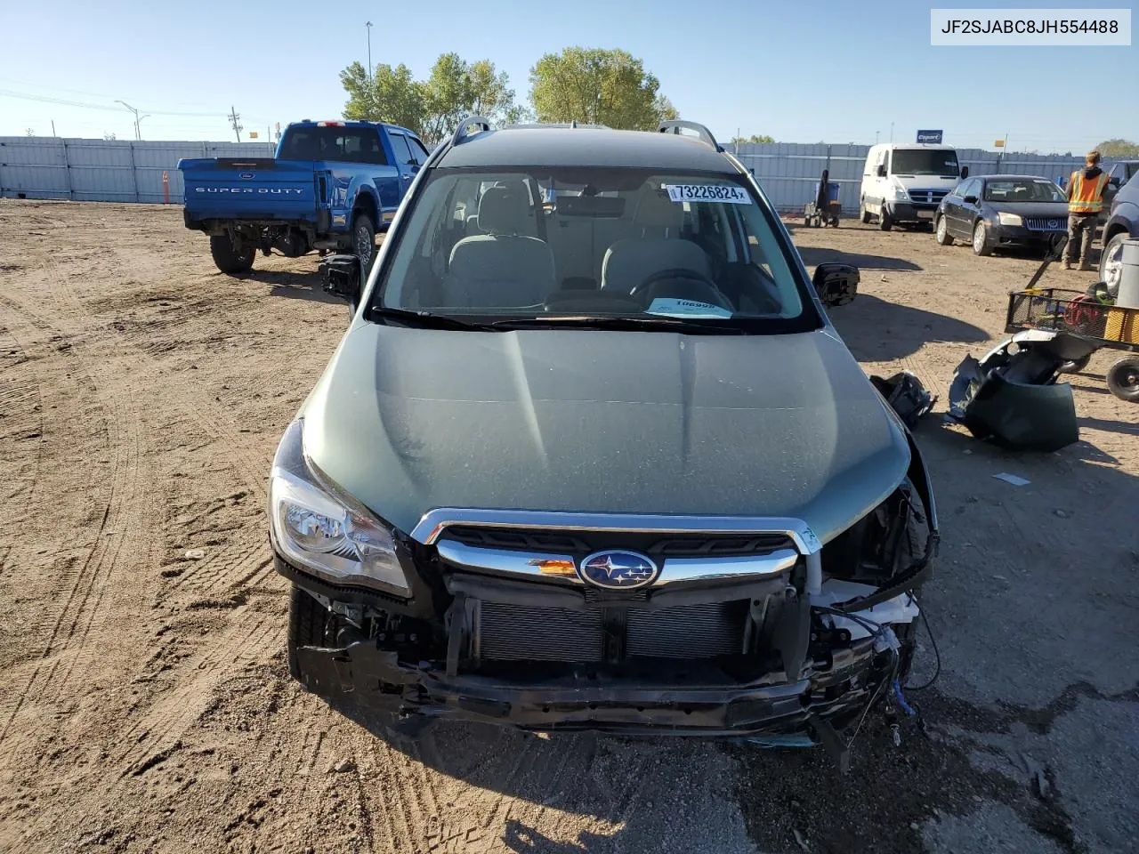 2018 Subaru Forester 2.5I VIN: JF2SJABC8JH554488 Lot: 73226824