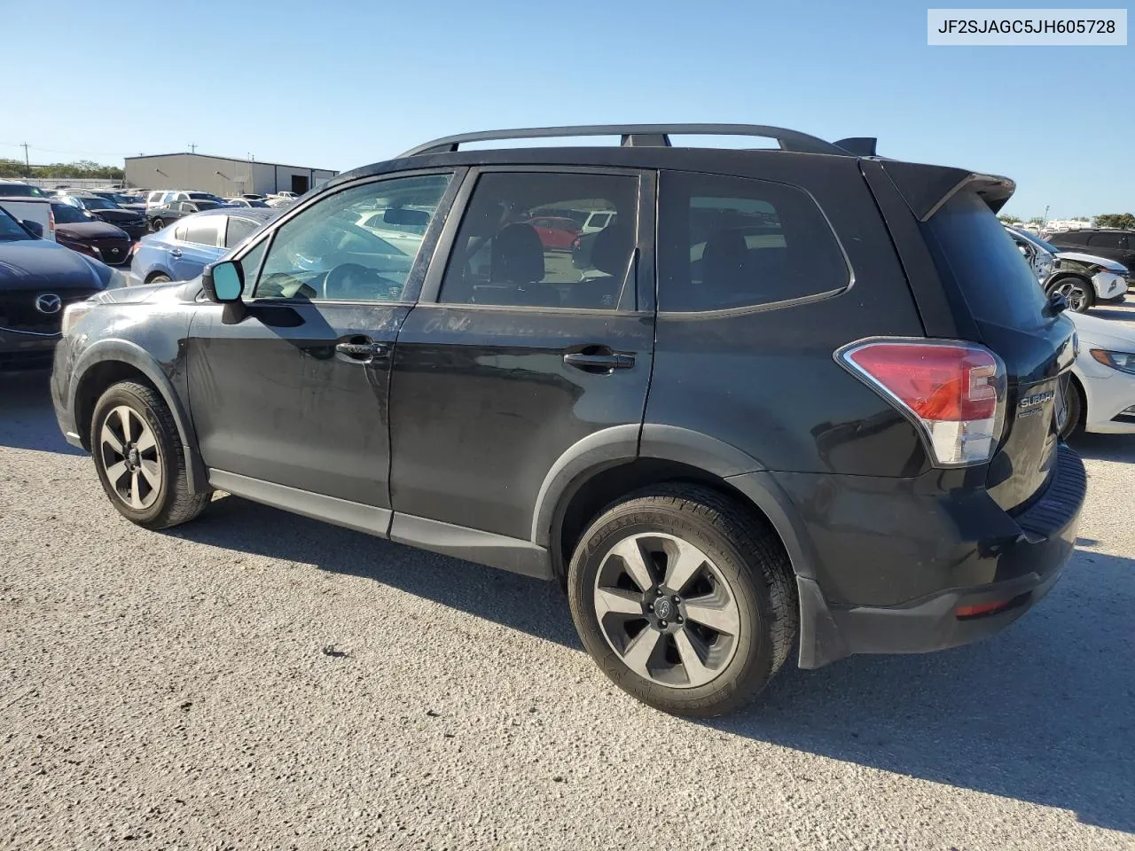 2018 Subaru Forester 2.5I Premium VIN: JF2SJAGC5JH605728 Lot: 73314904