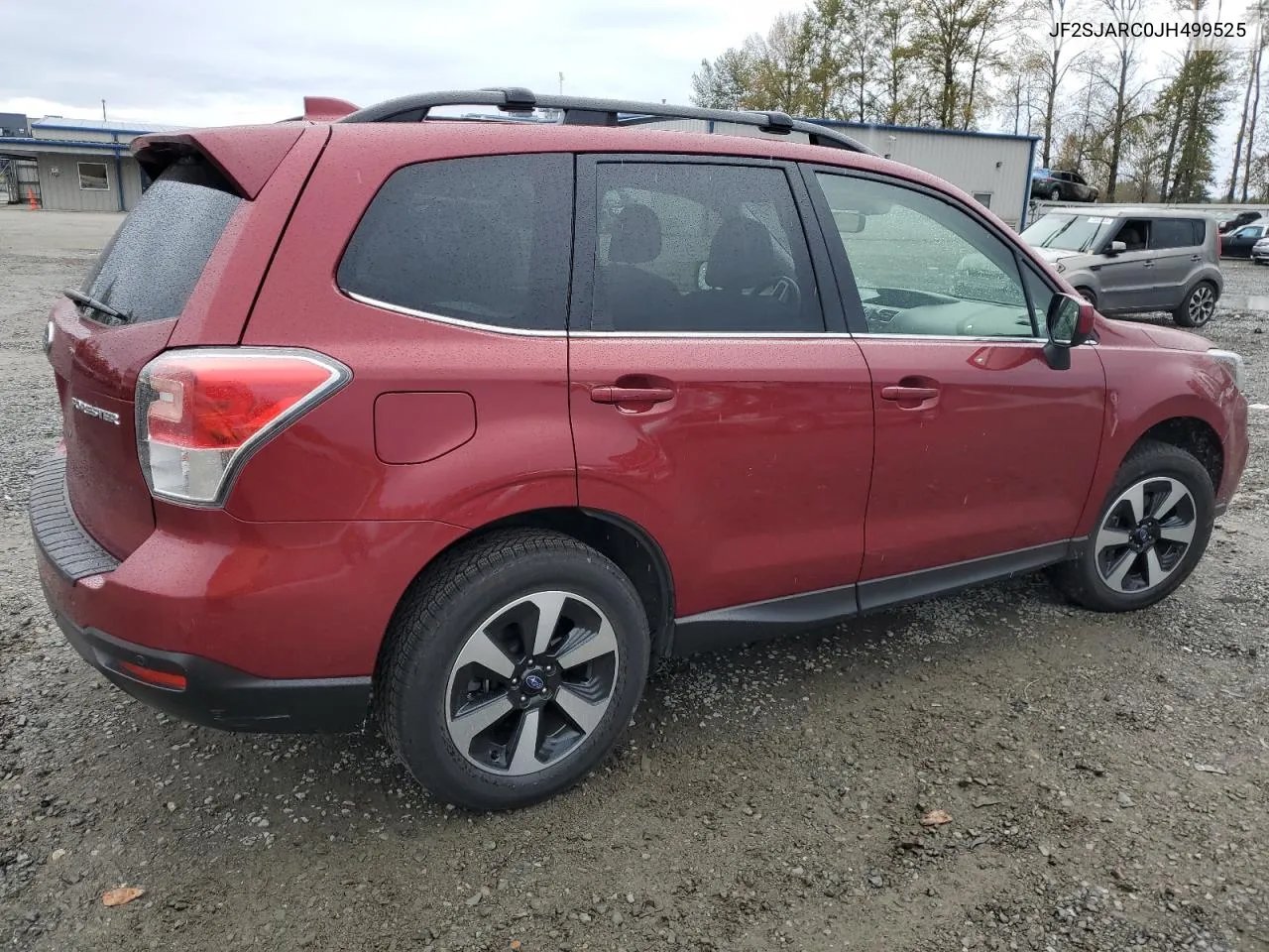 2018 Subaru Forester 2.5I Limited VIN: JF2SJARC0JH499525 Lot: 73421414