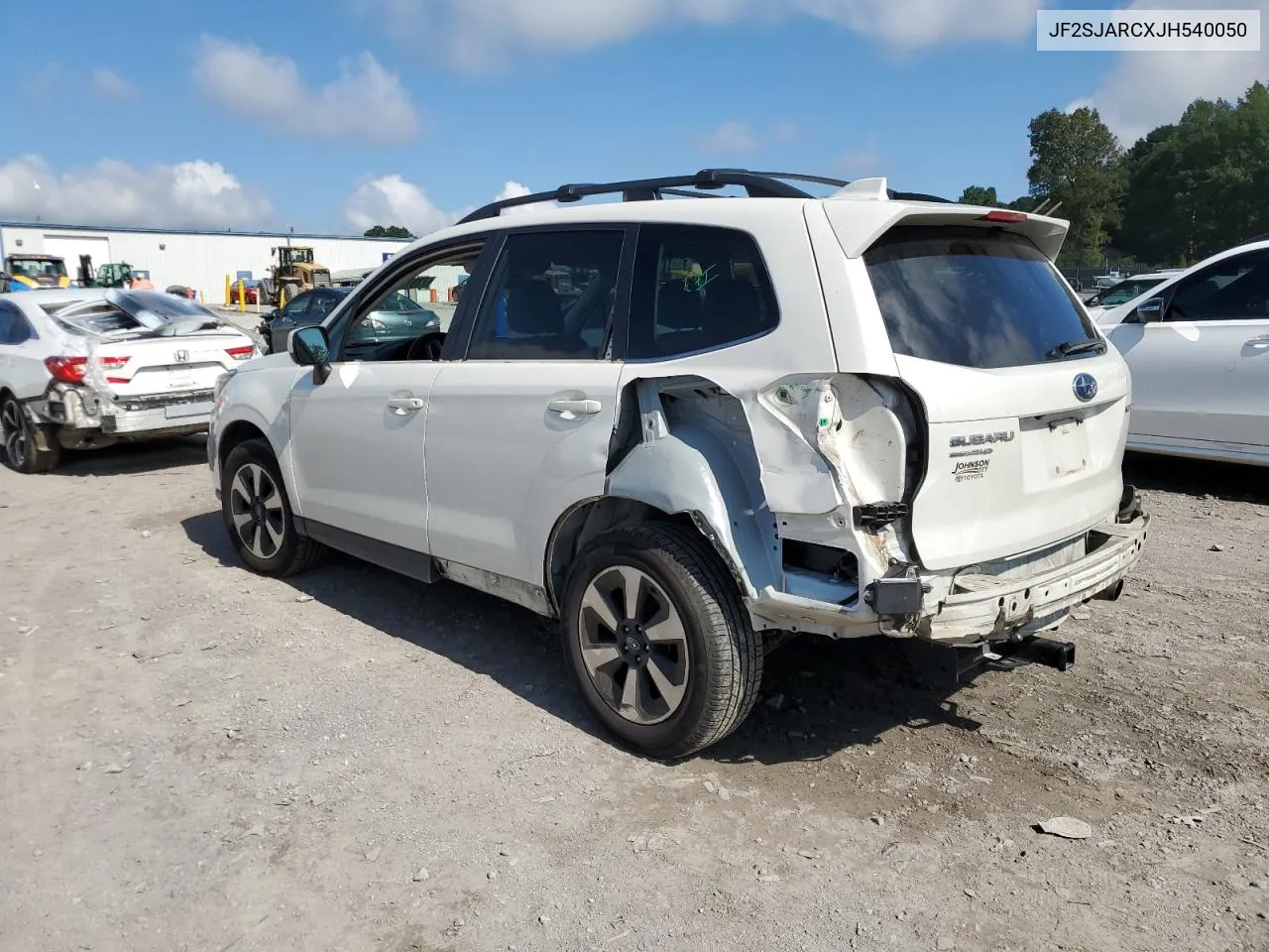 2018 Subaru Forester 2.5I Limited VIN: JF2SJARCXJH540050 Lot: 73577544