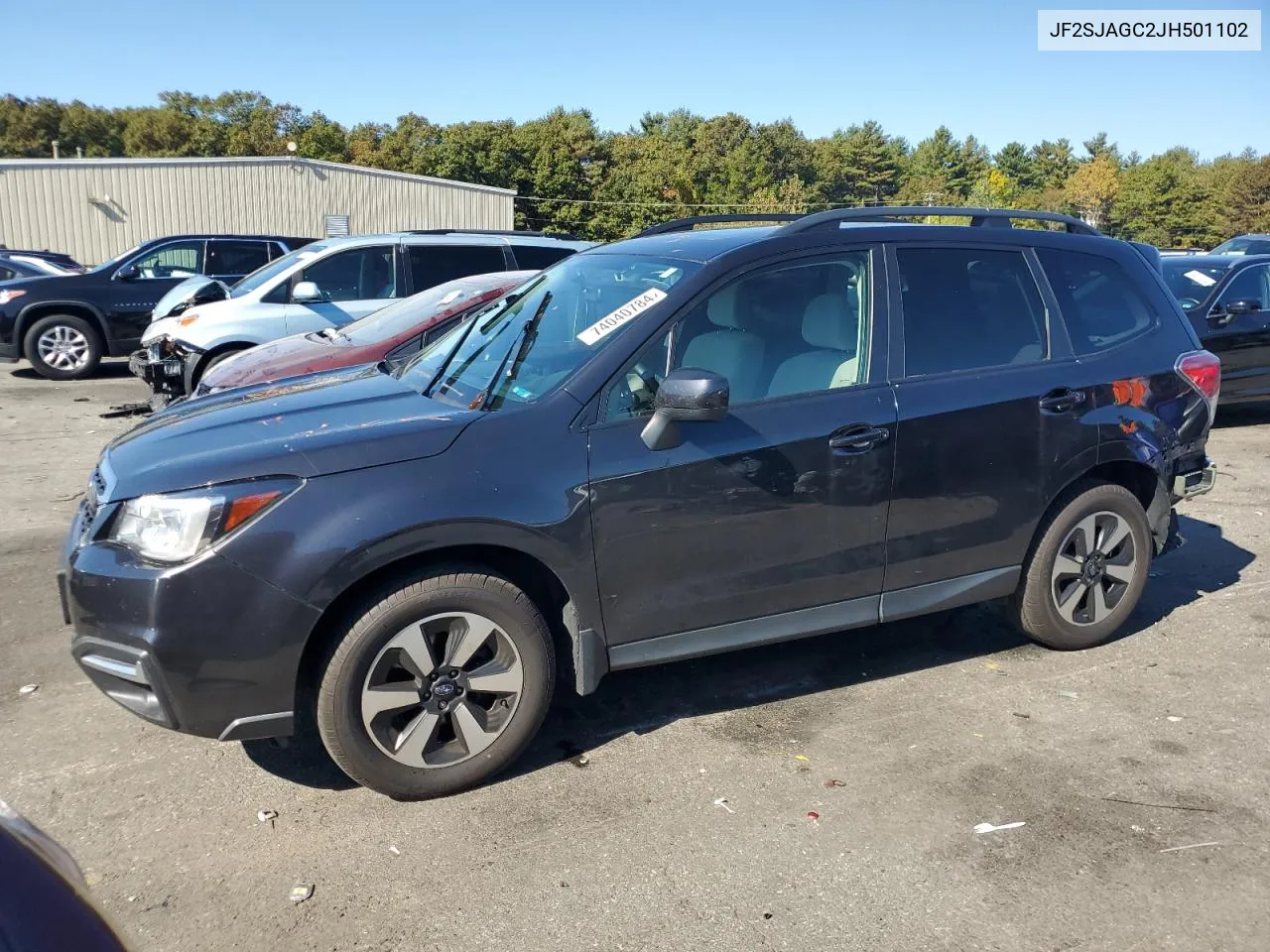 2018 Subaru Forester 2.5I Premium VIN: JF2SJAGC2JH501102 Lot: 74040784