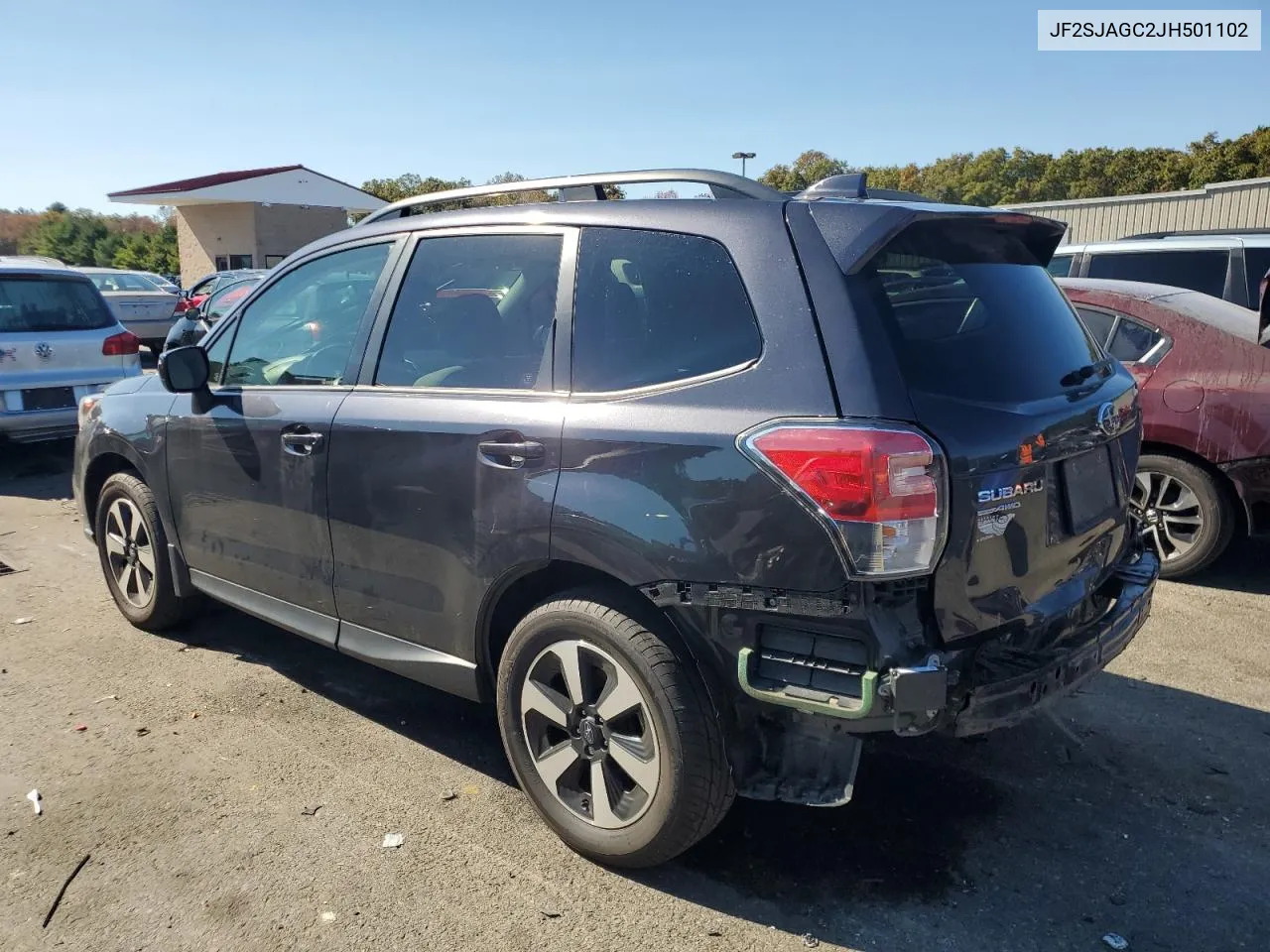 2018 Subaru Forester 2.5I Premium VIN: JF2SJAGC2JH501102 Lot: 74040784