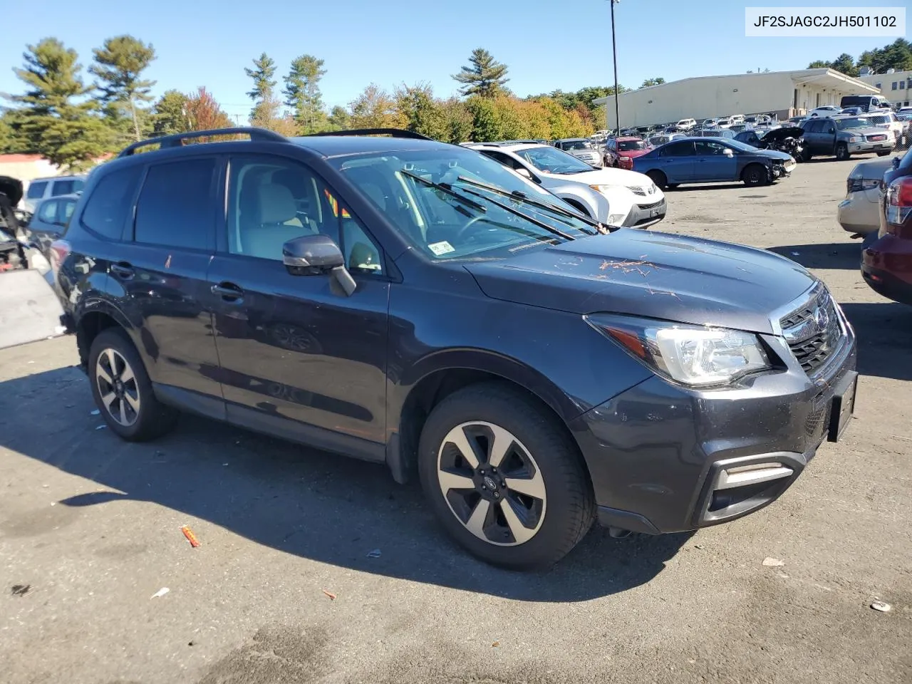 2018 Subaru Forester 2.5I Premium VIN: JF2SJAGC2JH501102 Lot: 74040784