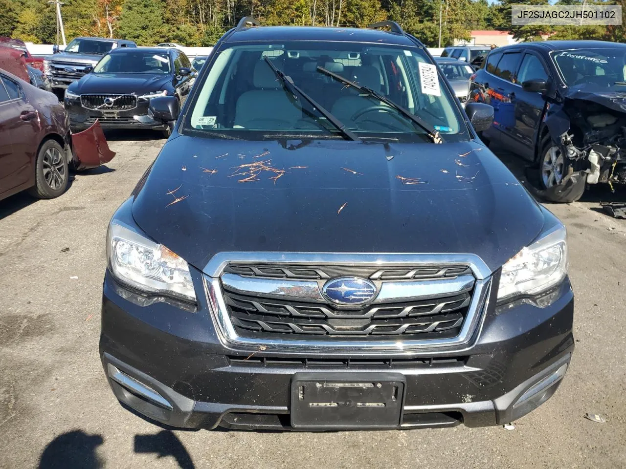 2018 Subaru Forester 2.5I Premium VIN: JF2SJAGC2JH501102 Lot: 74040784