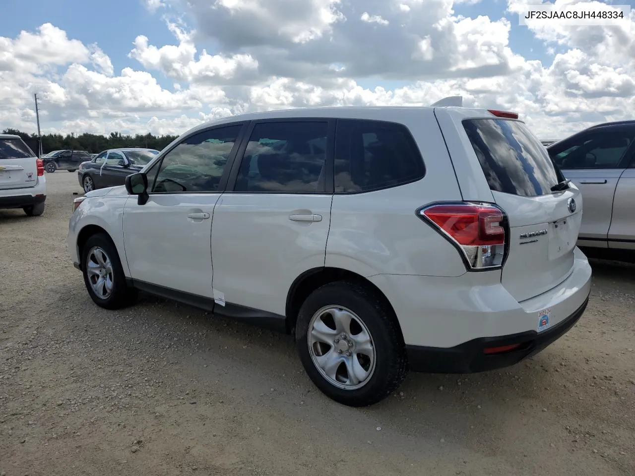 2018 Subaru Forester 2.5I VIN: JF2SJAAC8JH448334 Lot: 74075724