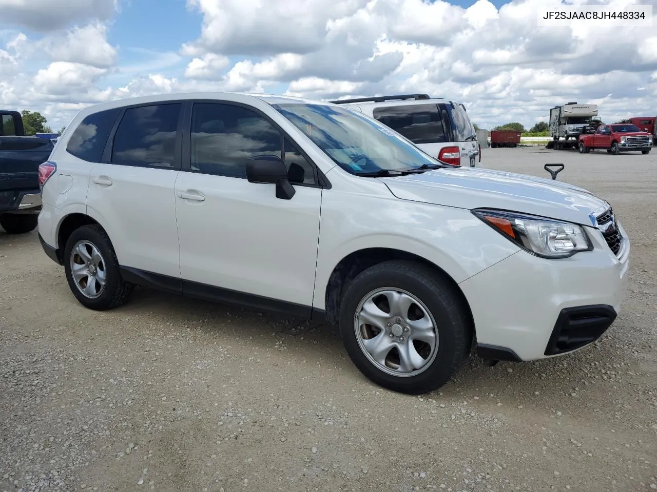 2018 Subaru Forester 2.5I VIN: JF2SJAAC8JH448334 Lot: 74075724