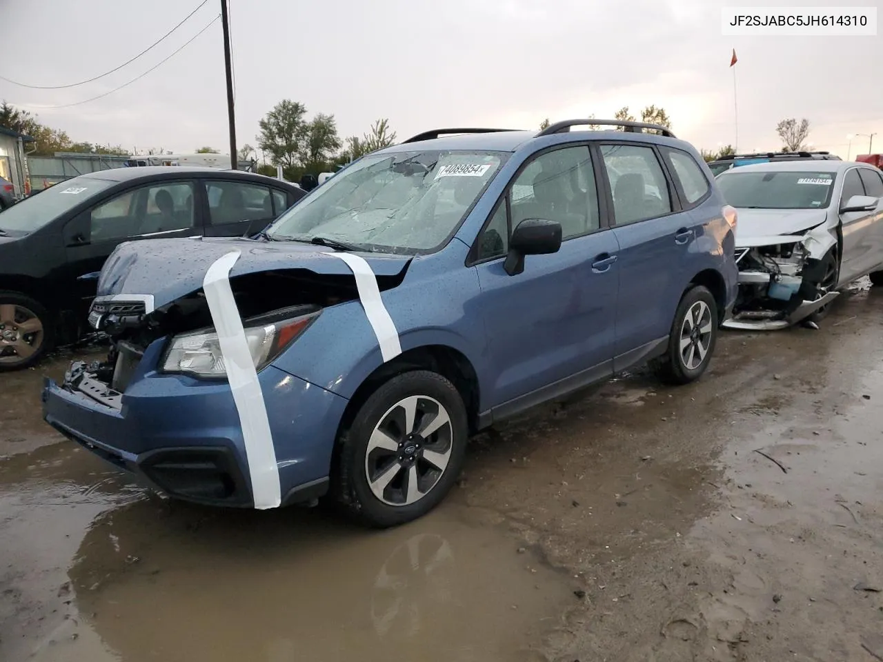 2018 Subaru Forester 2.5I VIN: JF2SJABC5JH614310 Lot: 74089854