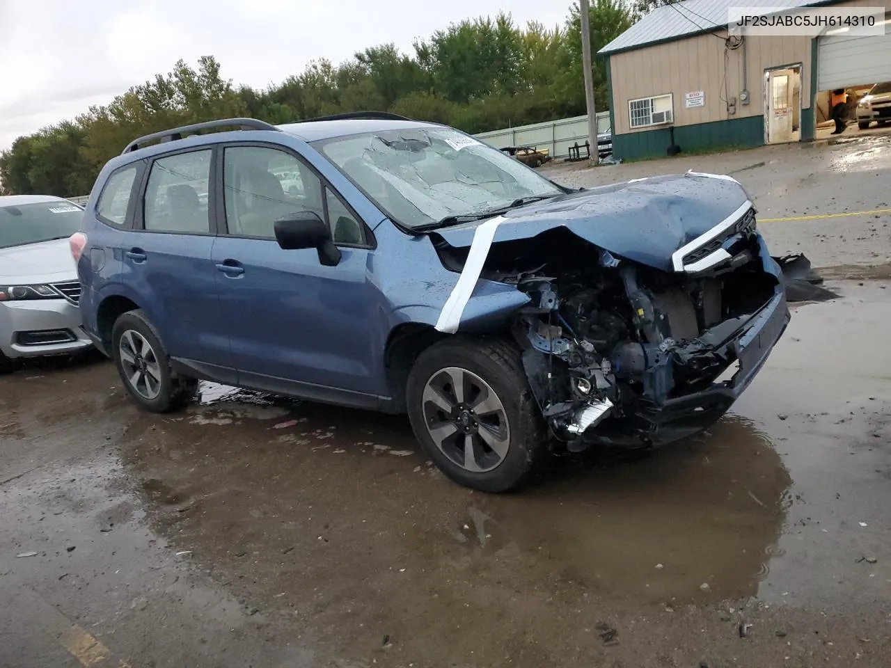 2018 Subaru Forester 2.5I VIN: JF2SJABC5JH614310 Lot: 74089854