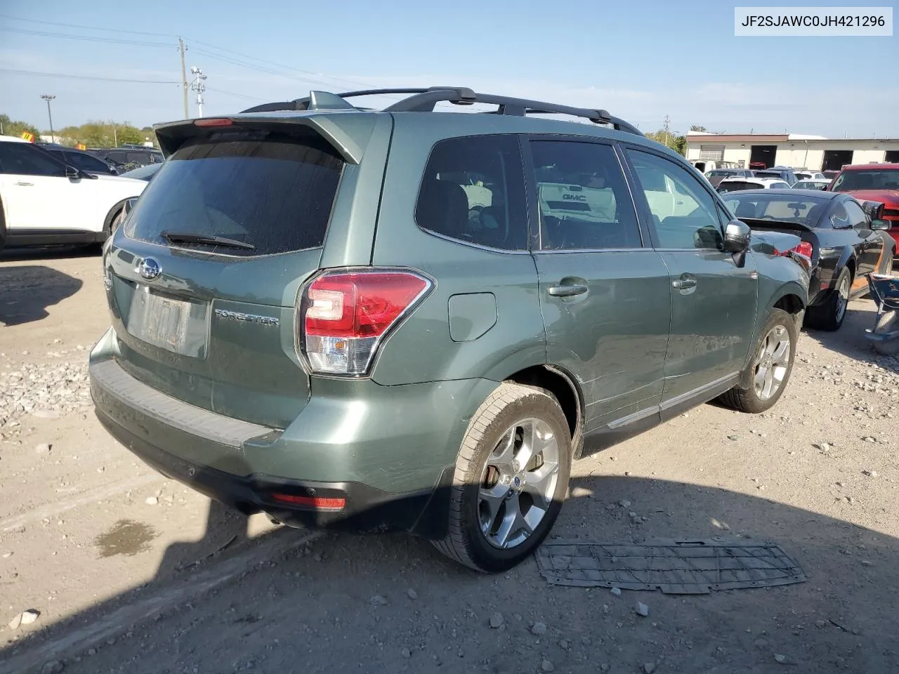 2018 Subaru Forester 2.5I Touring VIN: JF2SJAWC0JH421296 Lot: 74234704