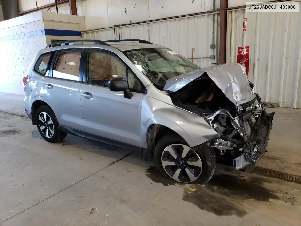 2018 Subaru Forester 2.5I VIN: JF2SJABC0JH403886 Lot: 74323594