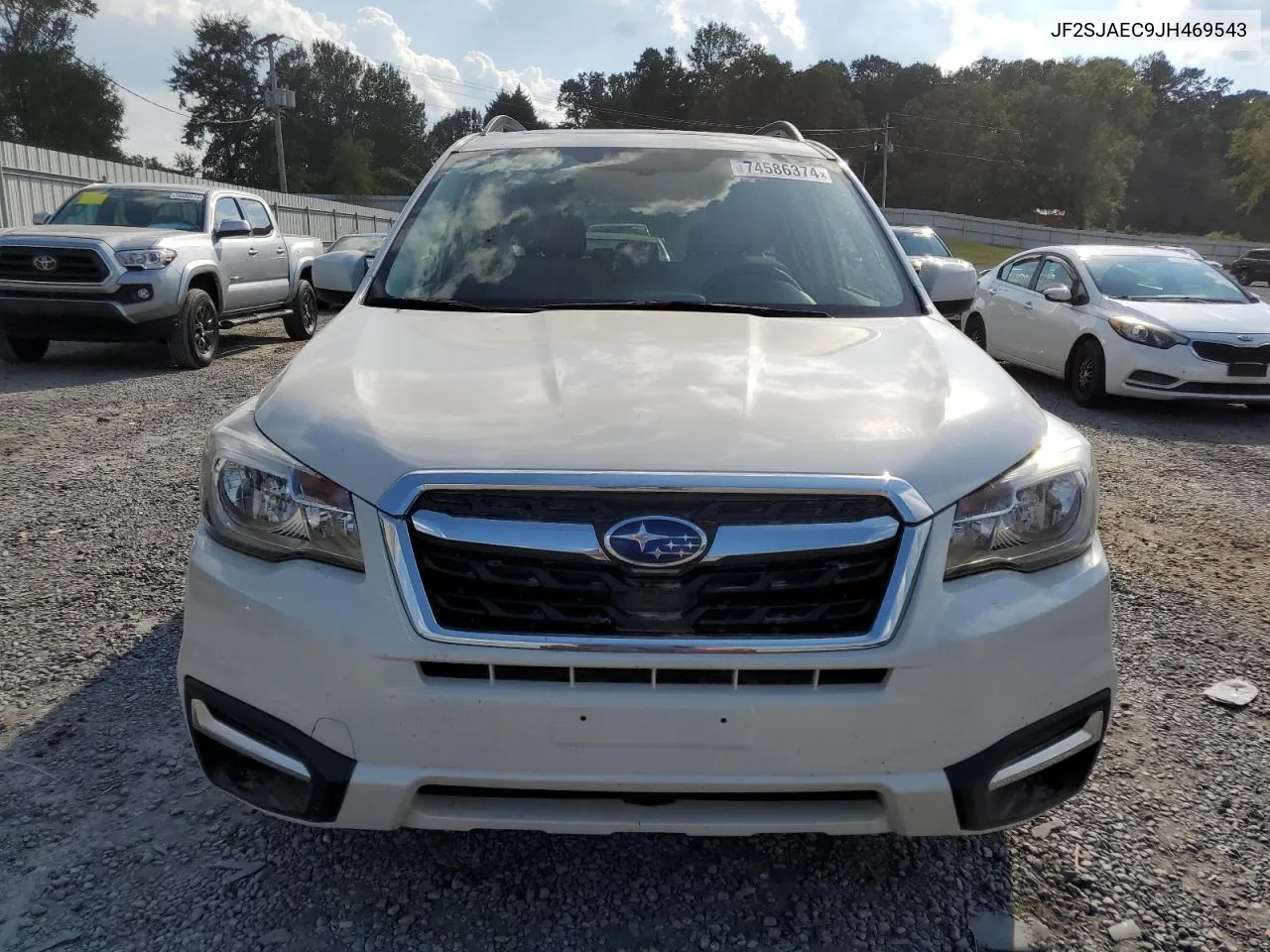 2018 Subaru Forester 2.5I Premium VIN: JF2SJAEC9JH469543 Lot: 74586374