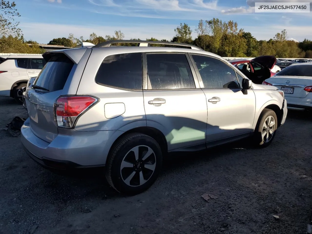 2018 Subaru Forester 2.5I Premium VIN: JF2SJAEC5JH577450 Lot: 74587394