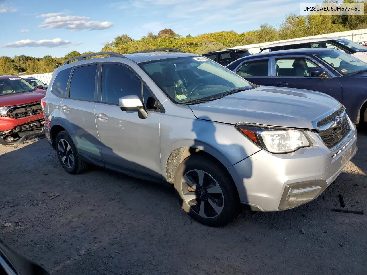 2018 Subaru Forester 2.5I Premium VIN: JF2SJAEC5JH577450 Lot: 74587394