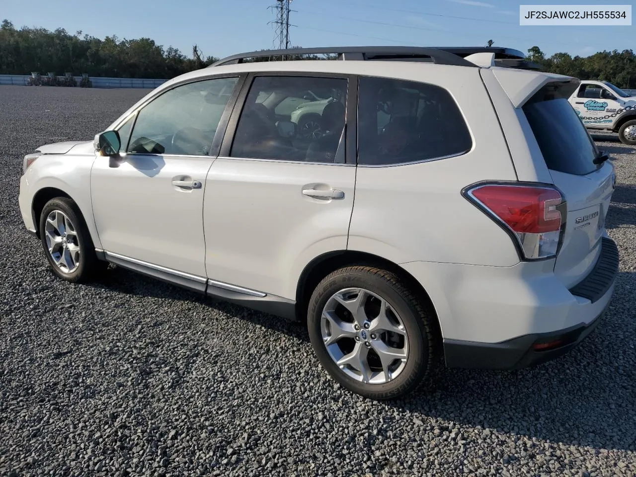 2018 Subaru Forester 2.5I Touring VIN: JF2SJAWC2JH555534 Lot: 74631554