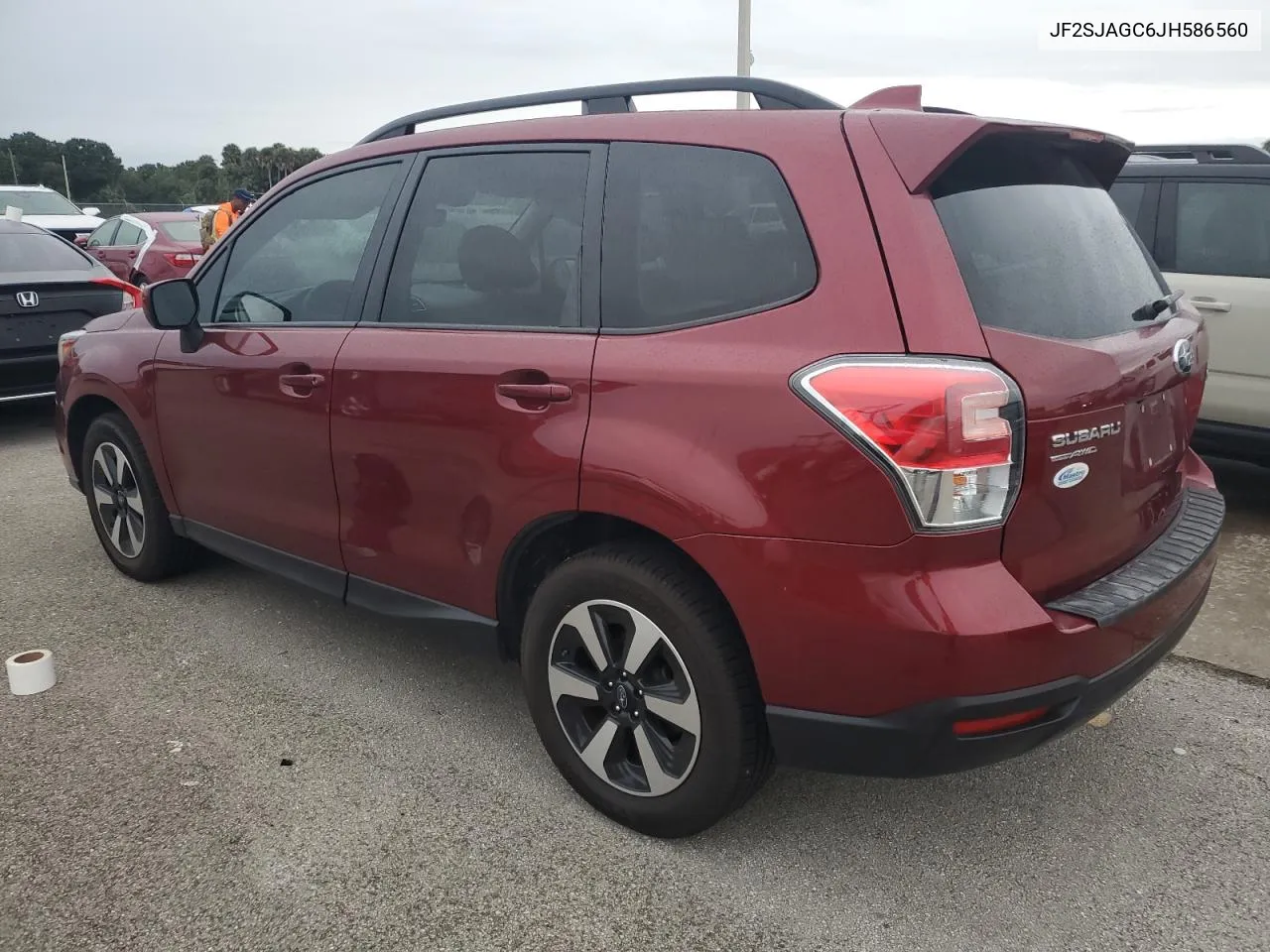 2018 Subaru Forester 2.5I Premium VIN: JF2SJAGC6JH586560 Lot: 74787294