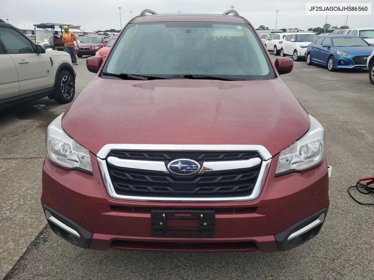 2018 Subaru Forester 2.5I Premium VIN: JF2SJAGC6JH586560 Lot: 74787294