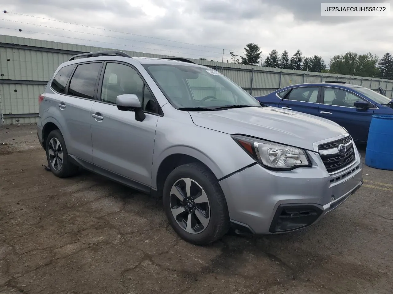 2018 Subaru Forester 2.5I Premium VIN: JF2SJAEC8JH558472 Lot: 74979474