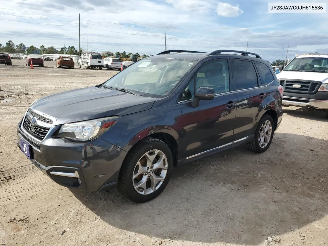 2018 Subaru Forester 2.5I Touring VIN: JF2SJAWC0JH615536 Lot: 75036944