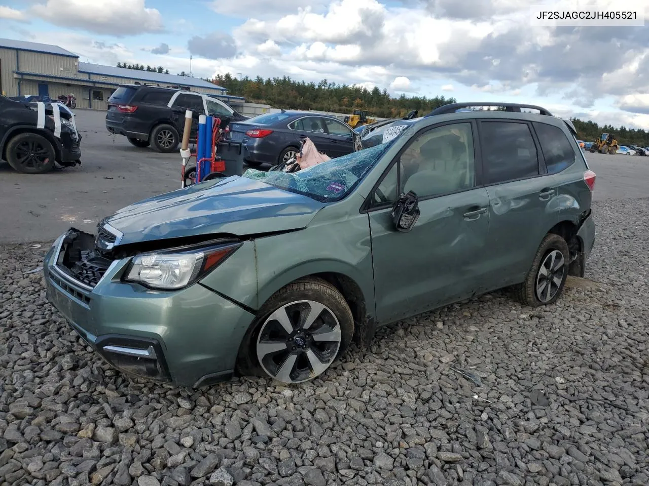 2018 Subaru Forester 2.5I Premium VIN: JF2SJAGC2JH405521 Lot: 75140454