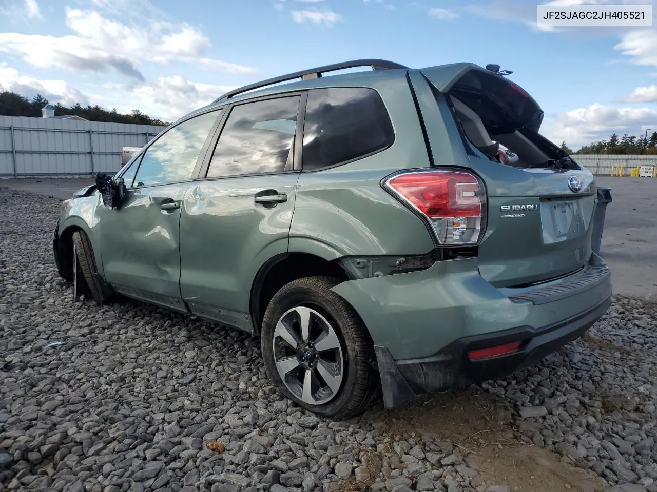 2018 Subaru Forester 2.5I Premium VIN: JF2SJAGC2JH405521 Lot: 75140454