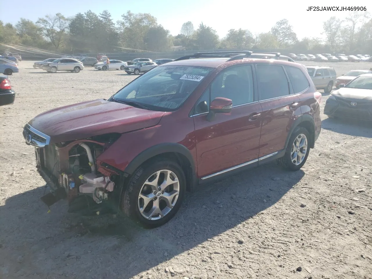 2018 Subaru Forester 2.5I Touring VIN: JF2SJAWCXJH469906 Lot: 75225394