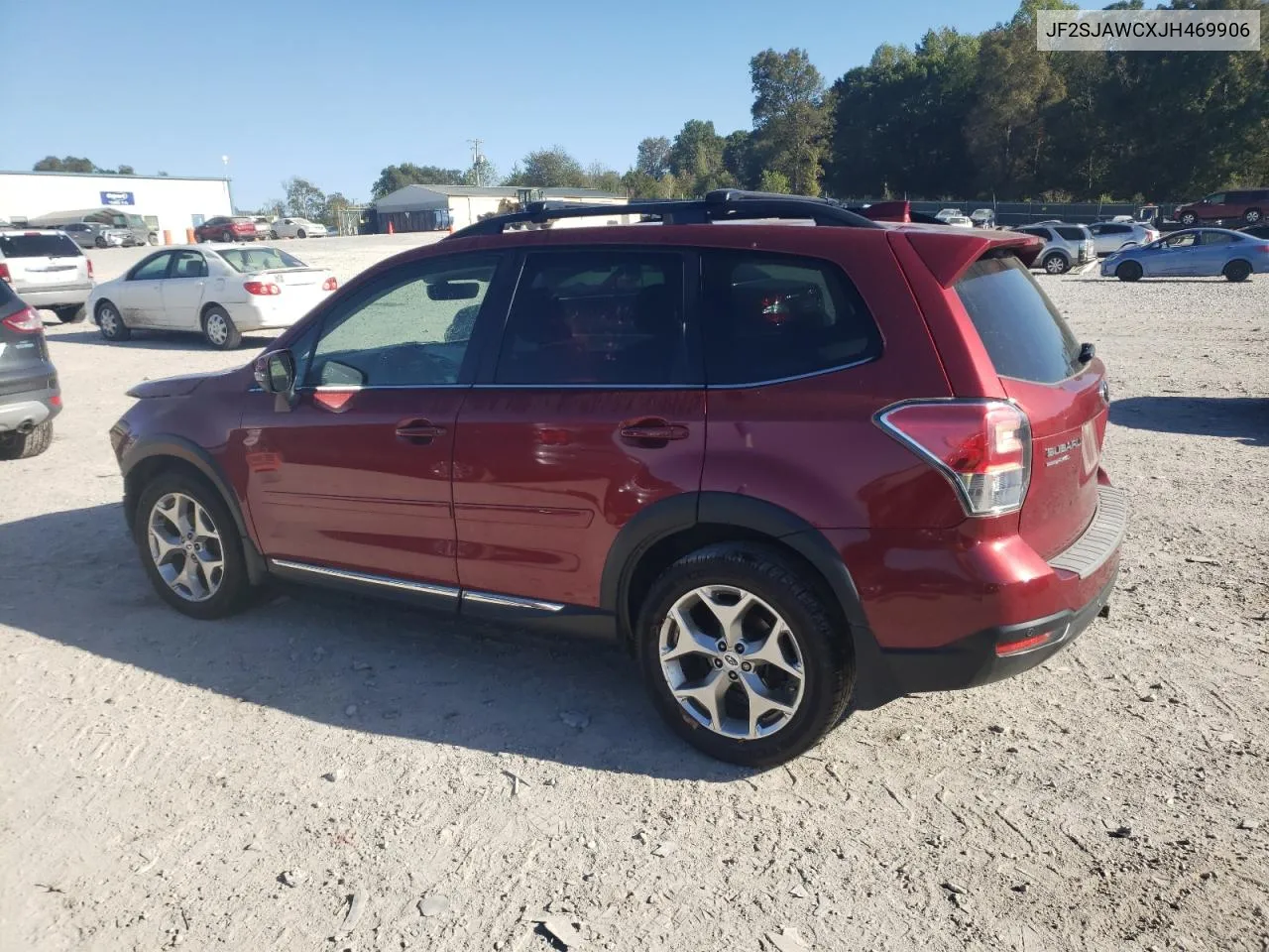 2018 Subaru Forester 2.5I Touring VIN: JF2SJAWCXJH469906 Lot: 75225394