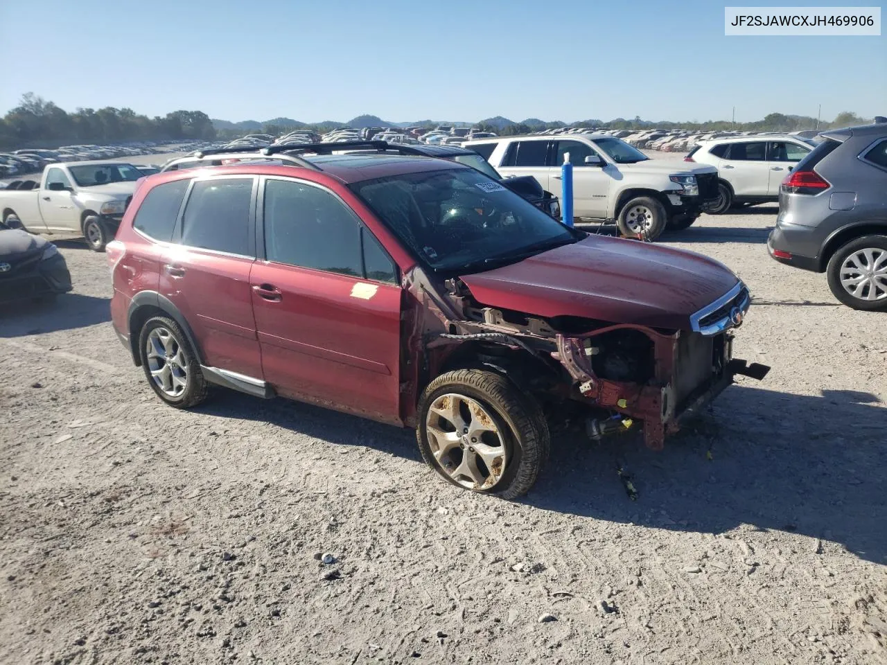 2018 Subaru Forester 2.5I Touring VIN: JF2SJAWCXJH469906 Lot: 75225394