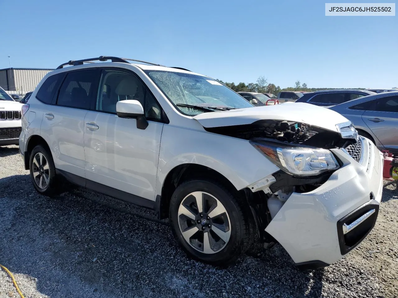 2018 Subaru Forester 2.5I Premium VIN: JF2SJAGC6JH525502 Lot: 75516274