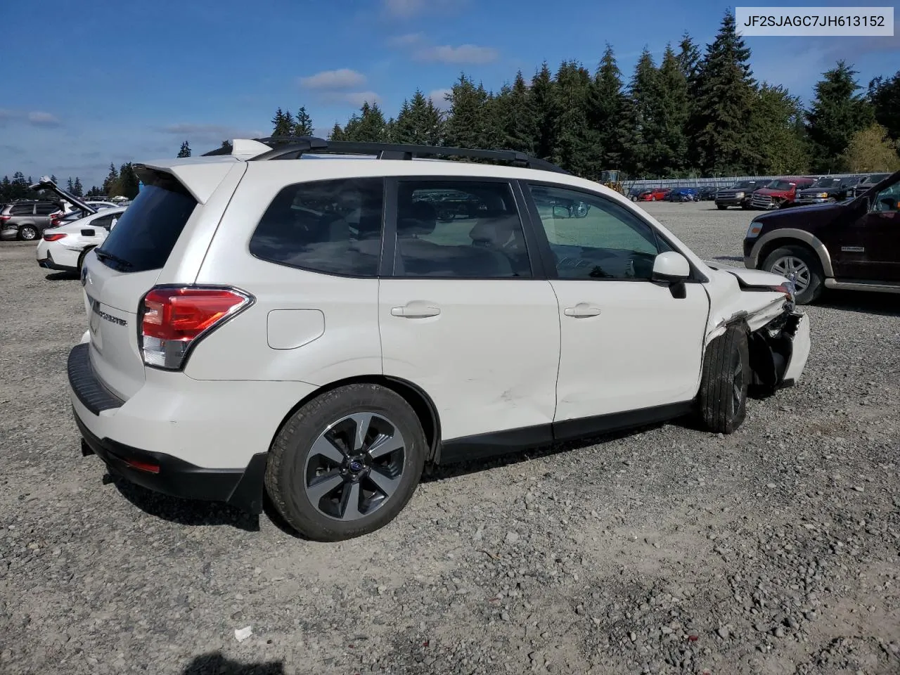 2018 Subaru Forester 2.5I Premium VIN: JF2SJAGC7JH613152 Lot: 75567294