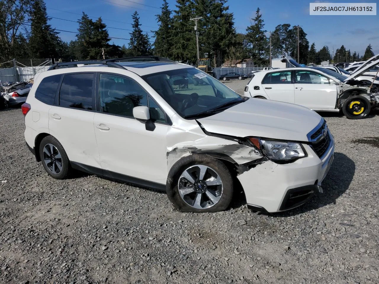 2018 Subaru Forester 2.5I Premium VIN: JF2SJAGC7JH613152 Lot: 75567294