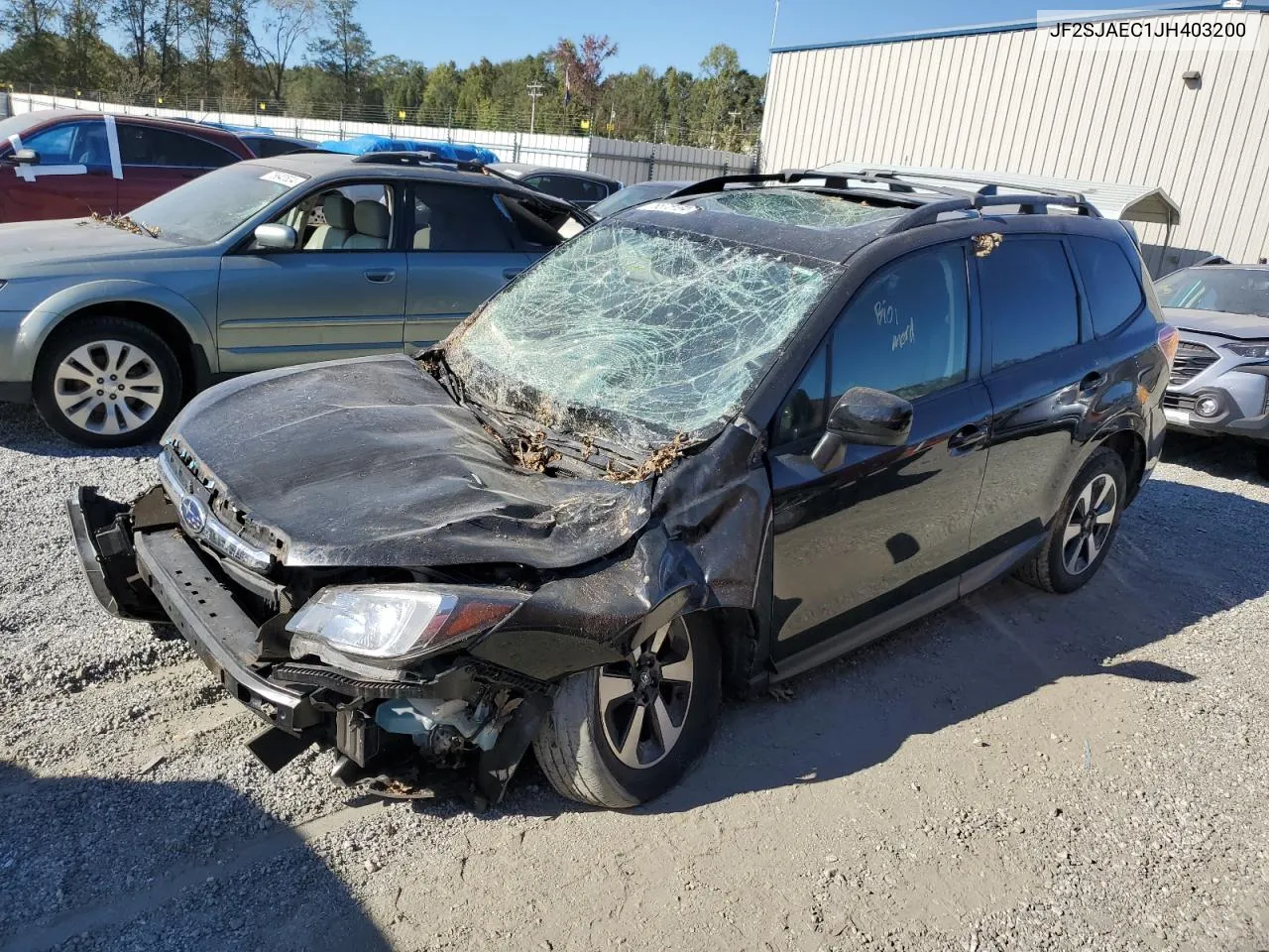 2018 Subaru Forester 2.5I Premium VIN: JF2SJAEC1JH403200 Lot: 75572194