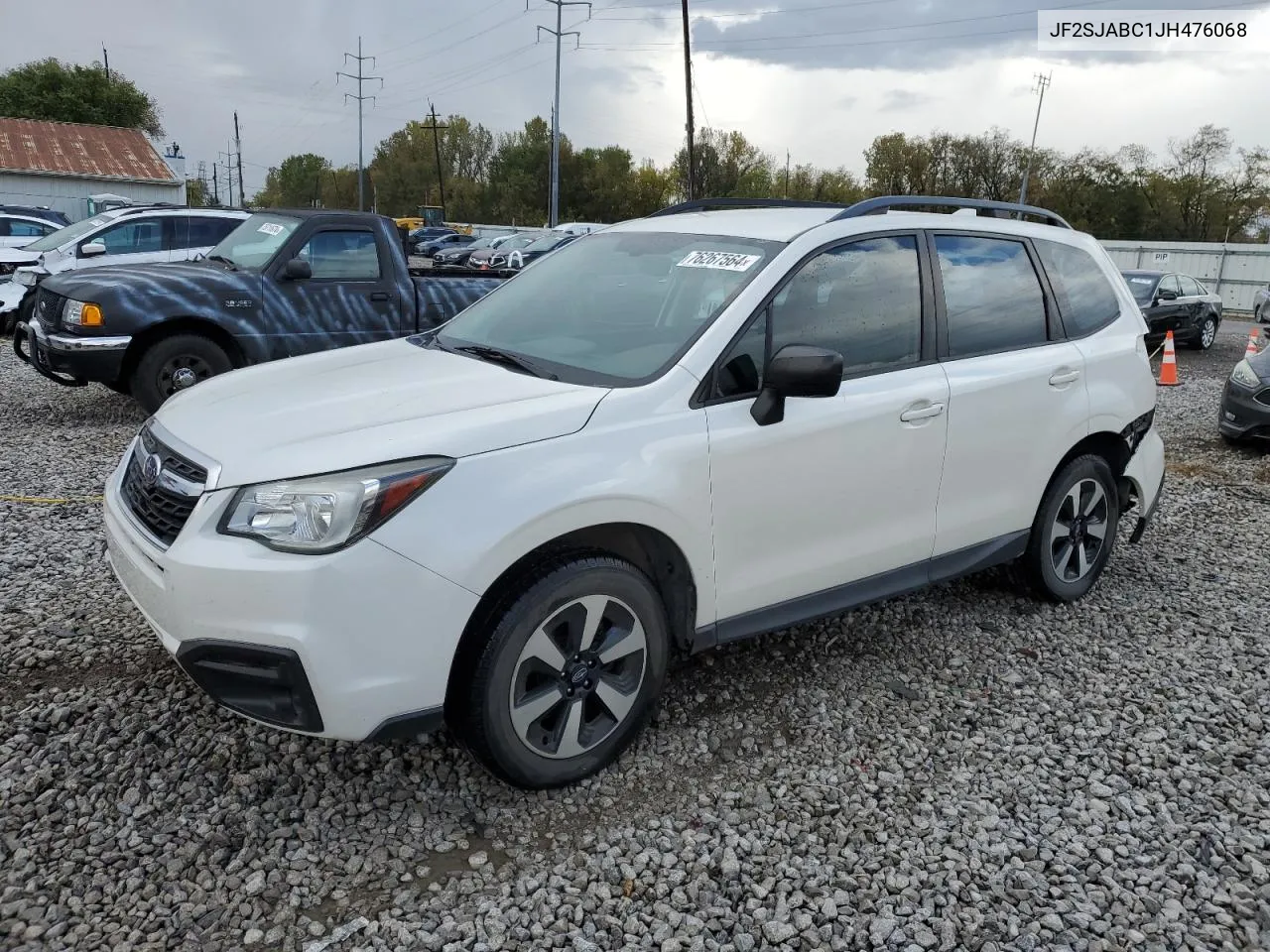 2018 Subaru Forester 2.5I VIN: JF2SJABC1JH476068 Lot: 76267564