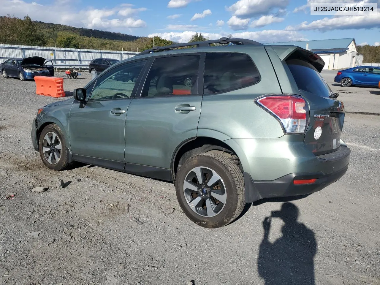 2018 Subaru Forester 2.5I Premium VIN: JF2SJAGC7JH513214 Lot: 76281824