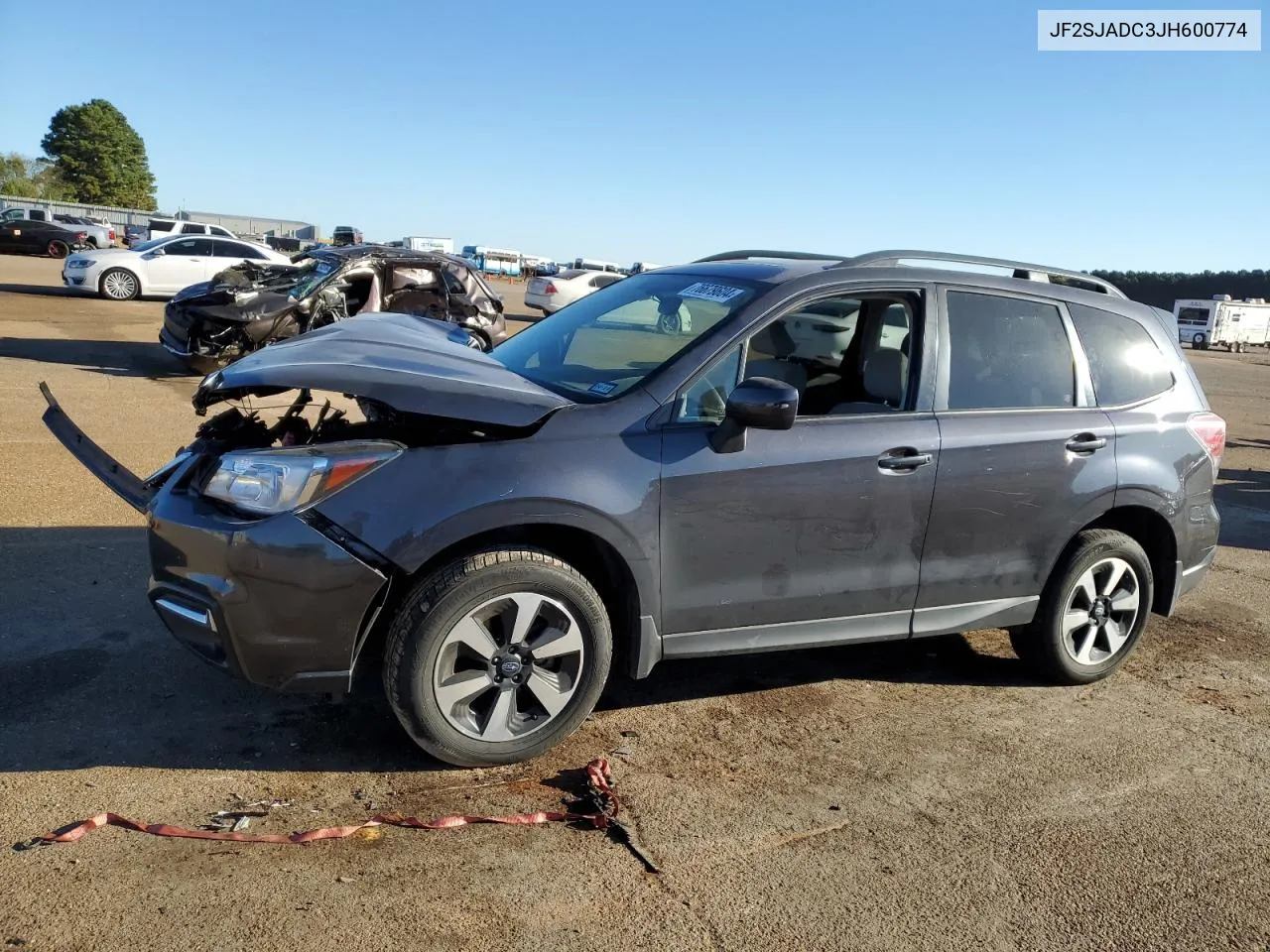 2018 Subaru Forester 2.5I Premium VIN: JF2SJADC3JH600774 Lot: 76679604