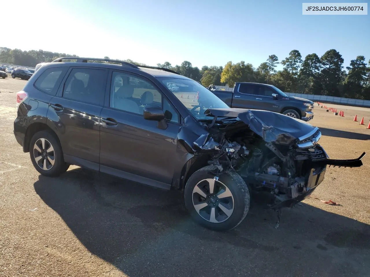 2018 Subaru Forester 2.5I Premium VIN: JF2SJADC3JH600774 Lot: 76679604