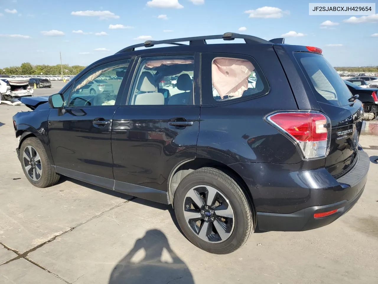 2018 Subaru Forester 2.5I VIN: JF2SJABCXJH429654 Lot: 77106594