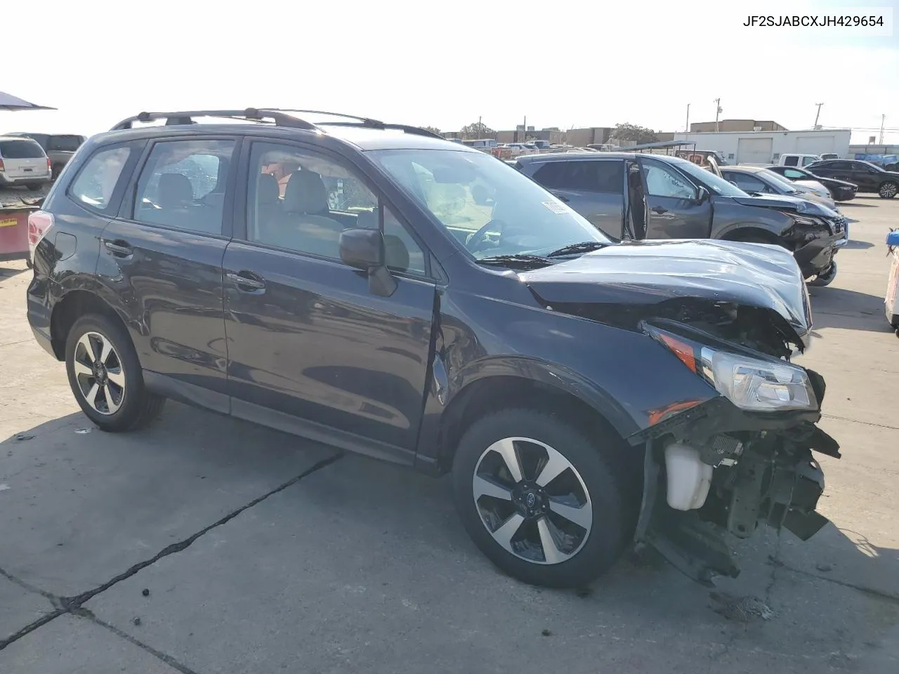 2018 Subaru Forester 2.5I VIN: JF2SJABCXJH429654 Lot: 77106594