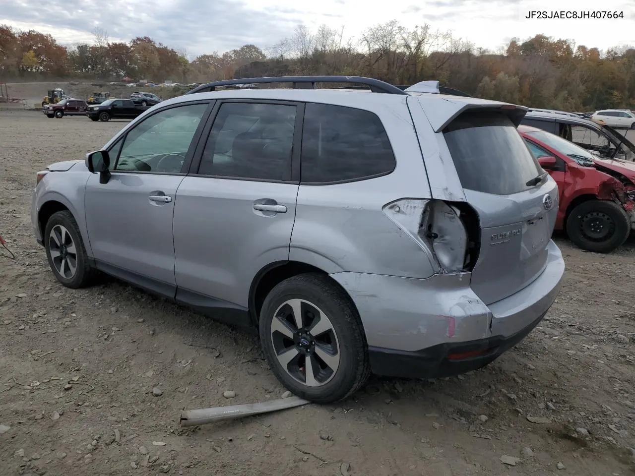 2018 Subaru Forester 2.5I Premium VIN: JF2SJAEC8JH407664 Lot: 77607774