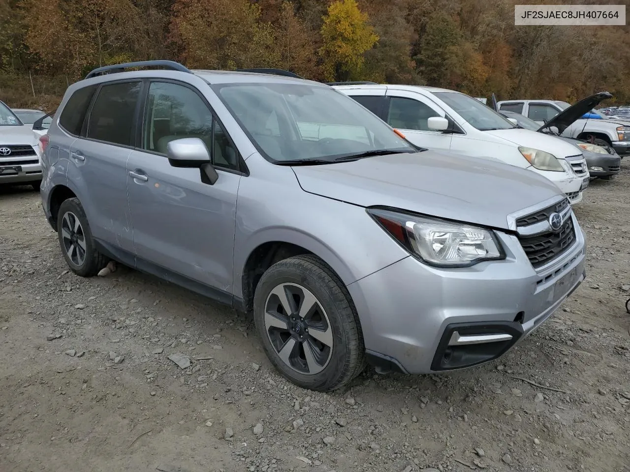 2018 Subaru Forester 2.5I Premium VIN: JF2SJAEC8JH407664 Lot: 77607774