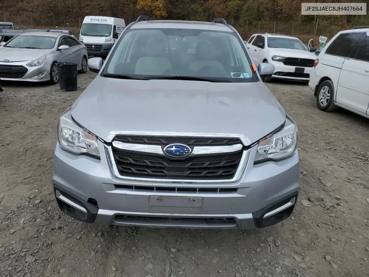 2018 Subaru Forester 2.5I Premium VIN: JF2SJAEC8JH407664 Lot: 77607774