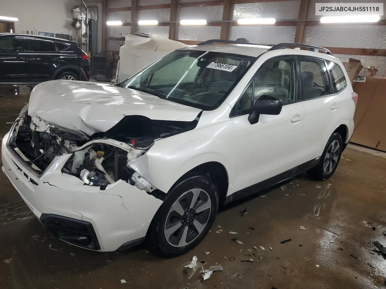 2018 Subaru Forester 2.5I VIN: JF2SJABC4JH551118 Lot: 77966104