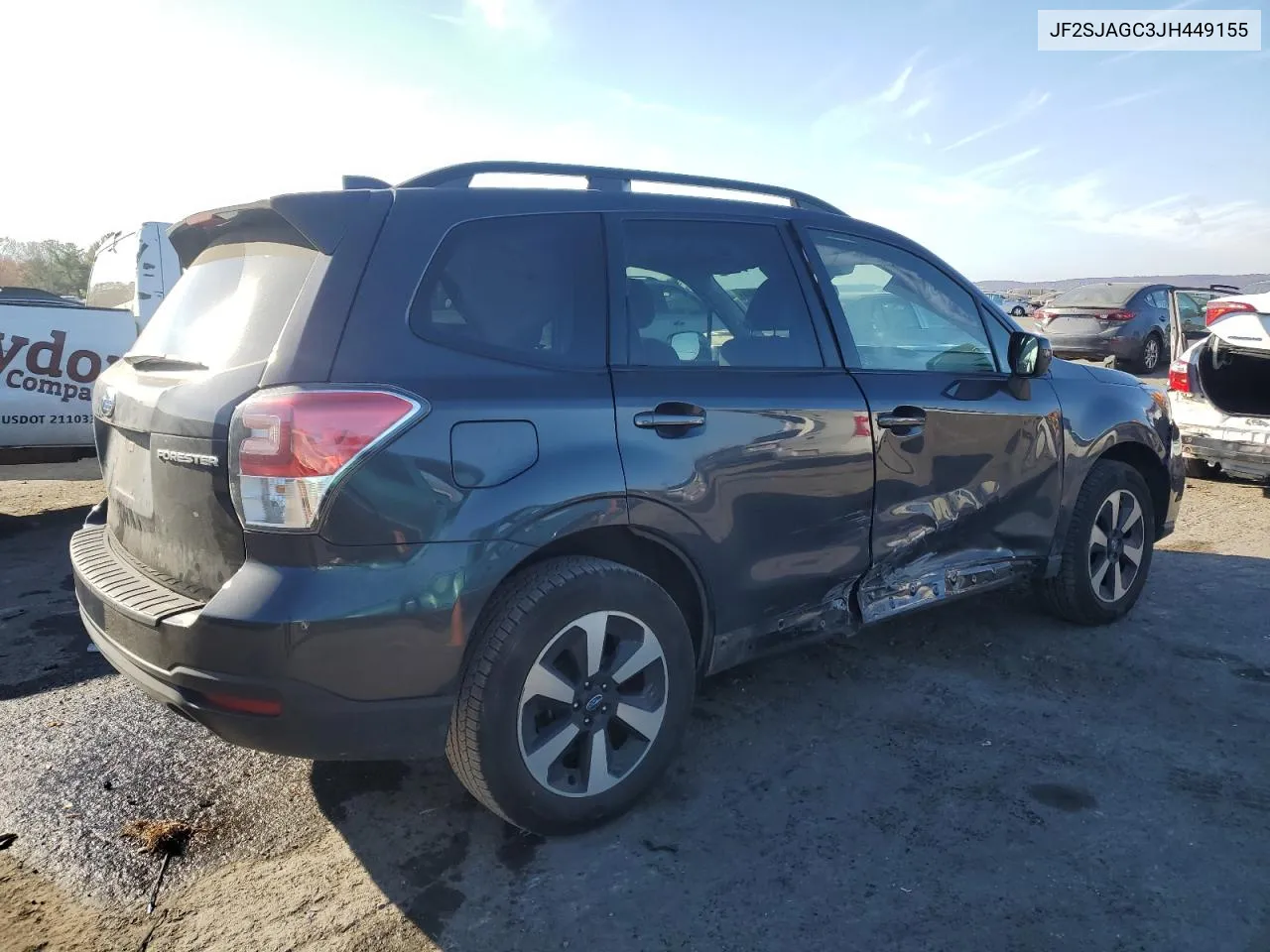 2018 Subaru Forester 2.5I Premium VIN: JF2SJAGC3JH449155 Lot: 79466954