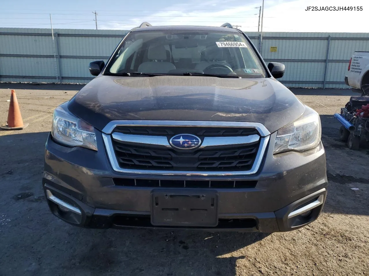 2018 Subaru Forester 2.5I Premium VIN: JF2SJAGC3JH449155 Lot: 79466954