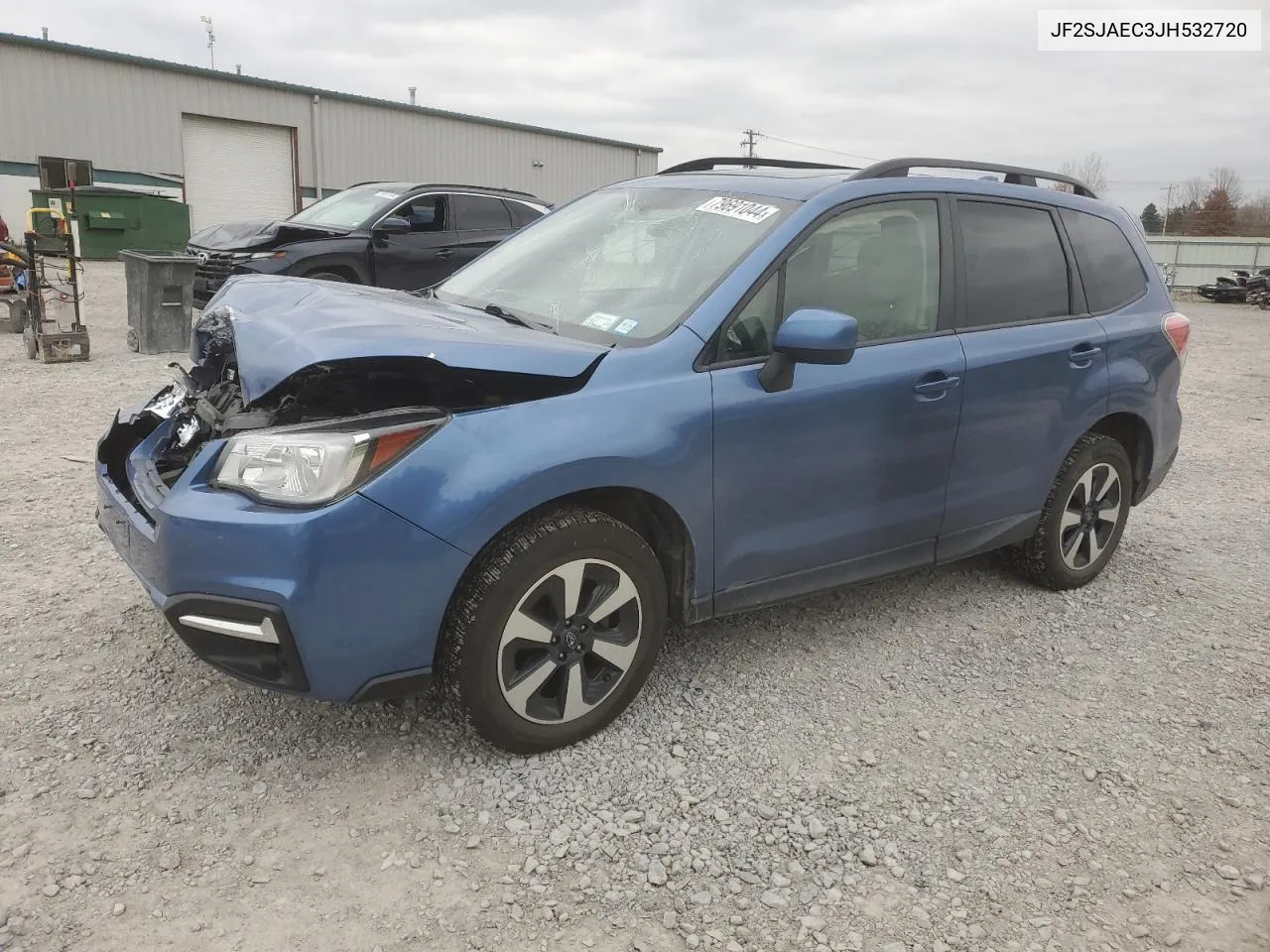 2018 Subaru Forester 2.5I Premium VIN: JF2SJAEC3JH532720 Lot: 79691044