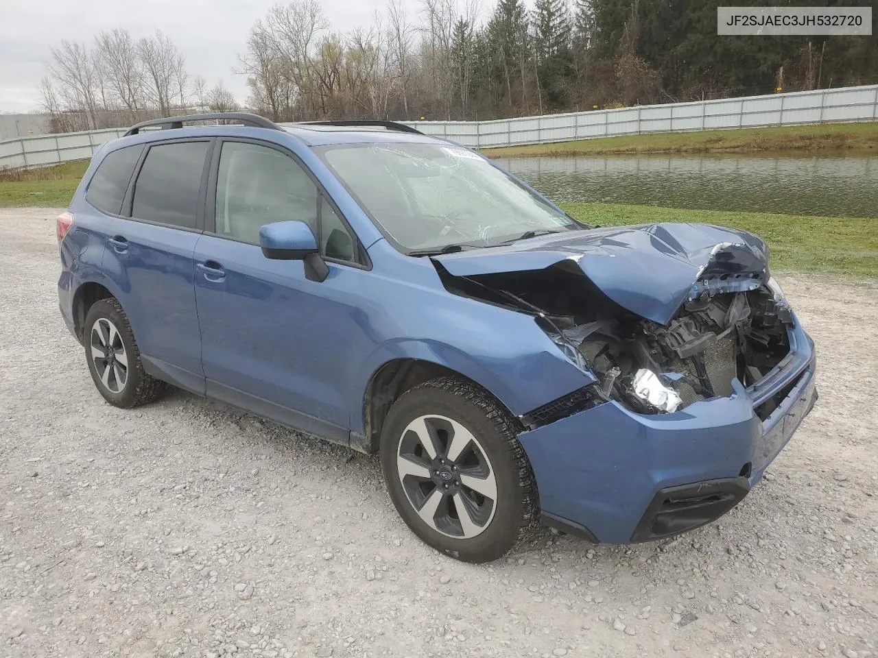 2018 Subaru Forester 2.5I Premium VIN: JF2SJAEC3JH532720 Lot: 79691044