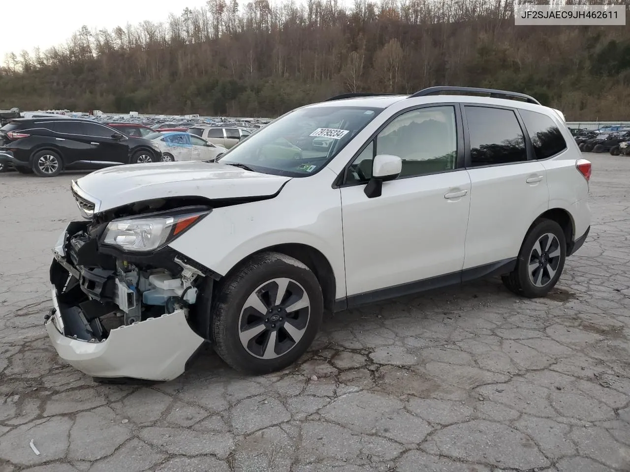 2018 Subaru Forester 2.5I Premium VIN: JF2SJAEC9JH462611 Lot: 79795234