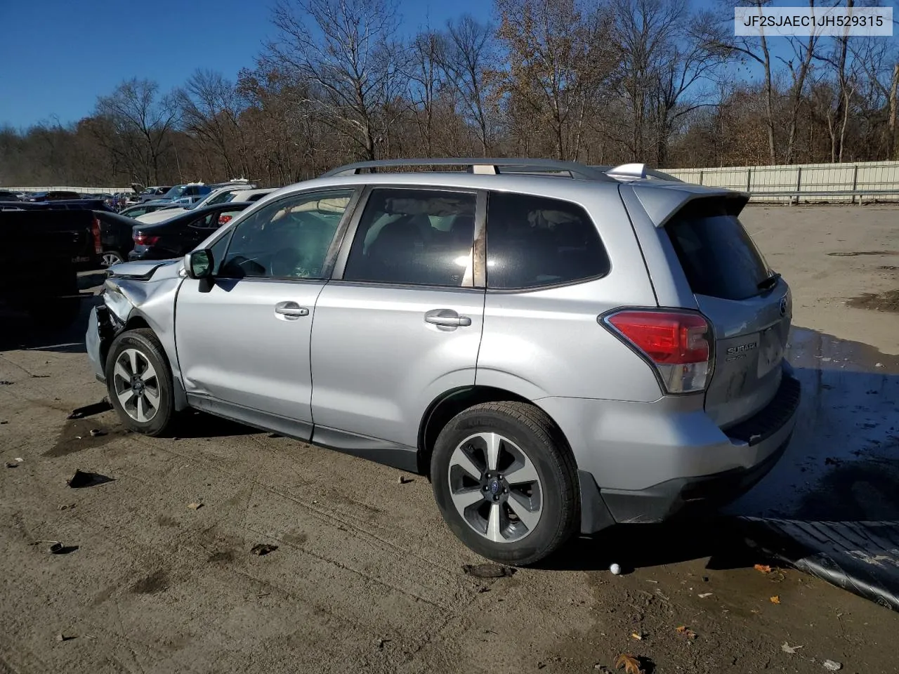 2018 Subaru Forester 2.5I Premium VIN: JF2SJAEC1JH529315 Lot: 79825184