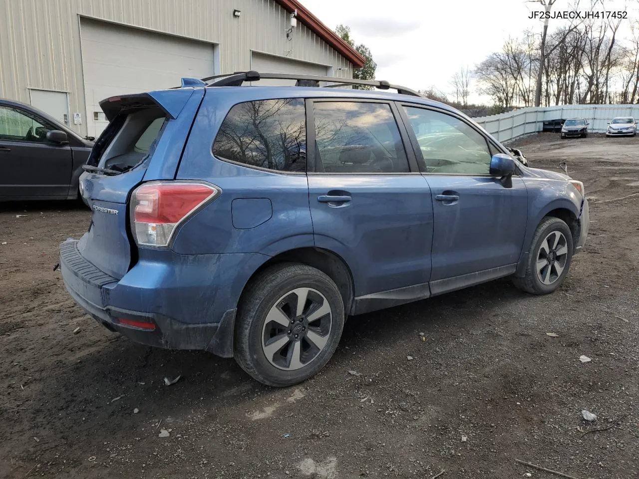 2018 Subaru Forester 2.5I Premium VIN: JF2SJAECXJH417452 Lot: 80114634